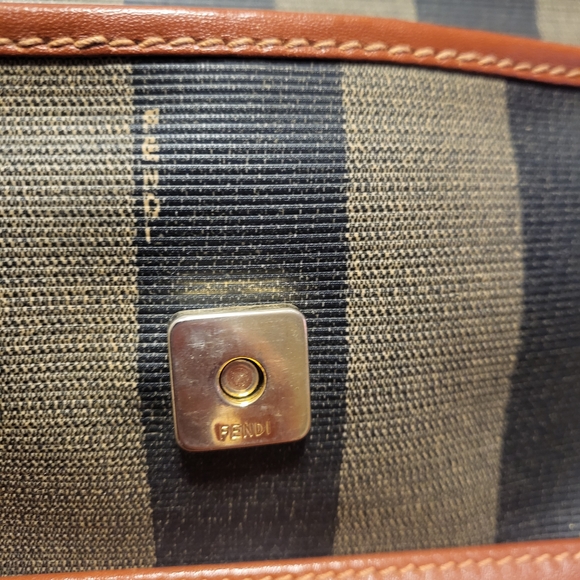 Fendi Brown and Black Striped Women's Bag - Picture 4 of 8